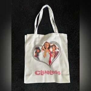 Clueless Primark Graphic White Tote Bag
